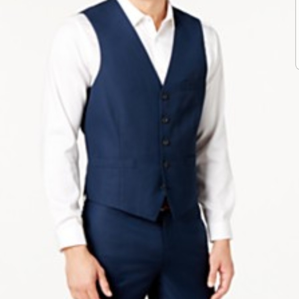 Navy blue Calvin Klien Vest and suit pant